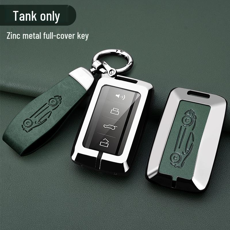Tank 300 Car Key Cover Set: Compatible Key Shell & Protective Wrap with Buckle