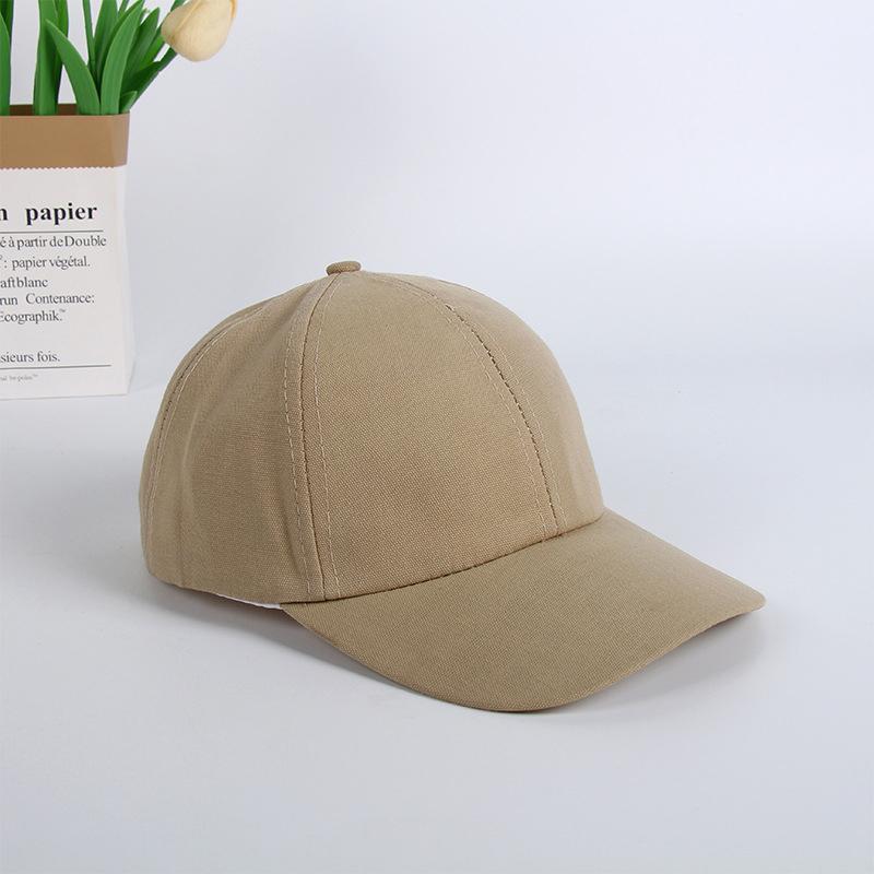 

Stylish Solid Color Baseball Cap Sun Hat Hip-Hop Thickened Outdoor Sun Hat one size хаки