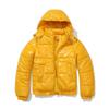 Chaqueta de invierno para mujer, estilo bombardero, color amarillo, con relleno y cremallera, estilo motociclista, nueva