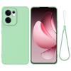 For OPPO Reno13 F 4G / 5G Pure Color Liquid Silicone Shockproof Phone Case