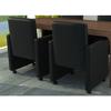 VidaXL 2x Dining Chair Faux Leather Armchair Dinner Kitchen 60346