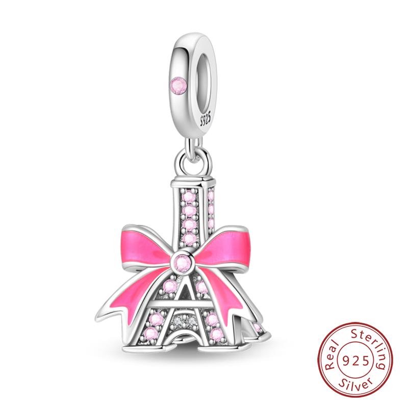 New Copper Fashion Chameleon Blue Whale Guardian Wing Drunk Angel Charms Beads Fit Diy Bracelets Original Jewelry