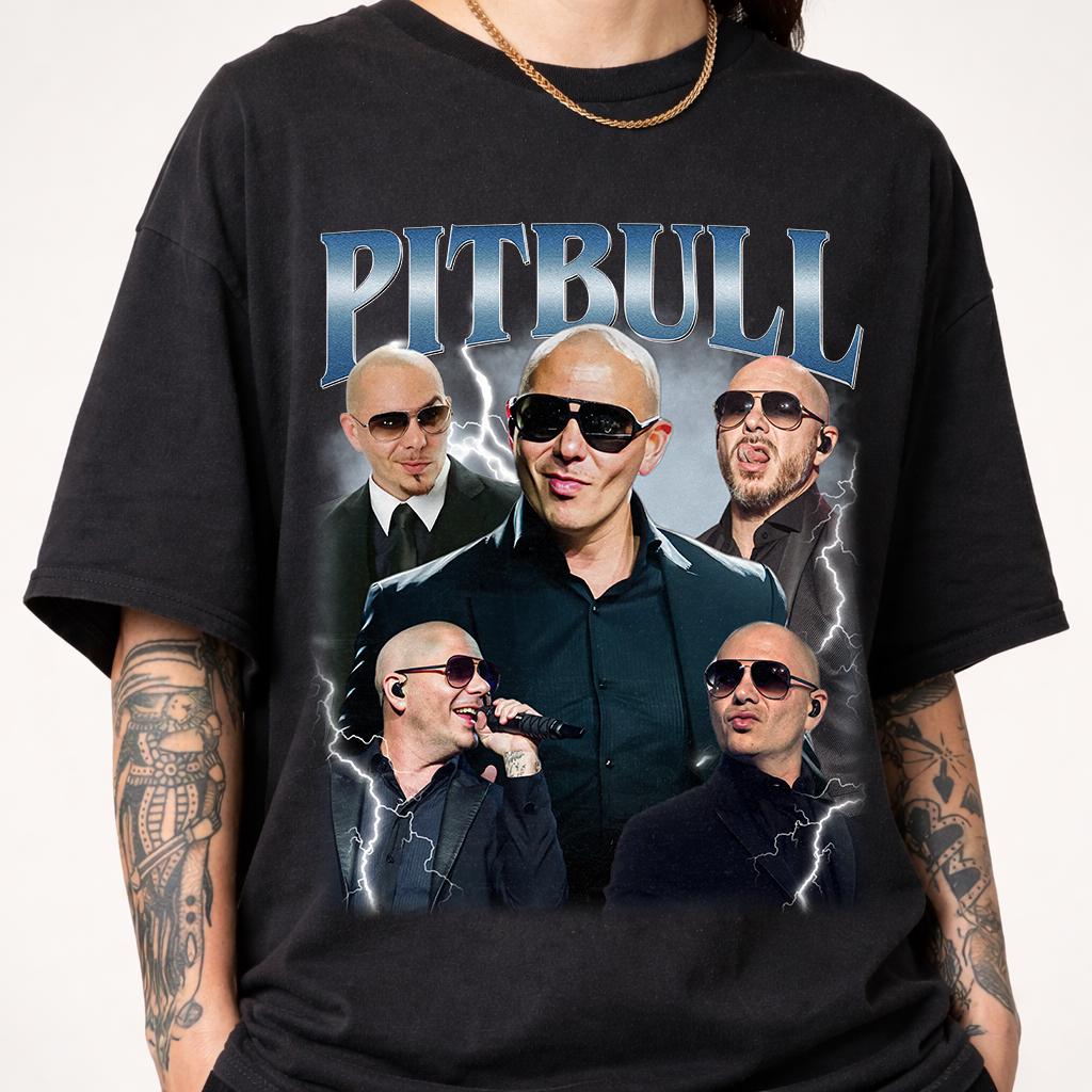 Pitbull Vintage Tshirt Shirt Gift For Woman And Man Unisex Tshirt