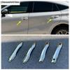 For Toyota Venza / Harrier  - 2024 Car Door Handle Decoration Protective Cover Trim Auto ABS Chrome Accessories Exterior