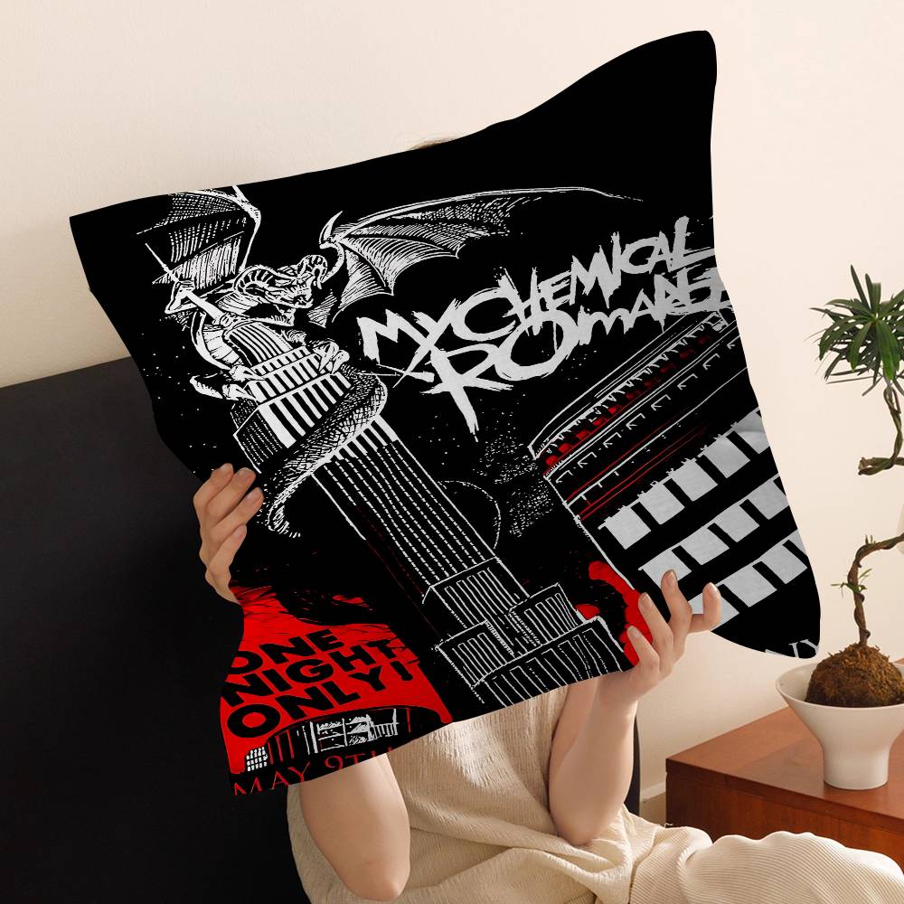 Popular Rock Band My C-Chemical Romance Pillow Gift Home Office Decoration Pillow Bedroom Sofa Car Cushion Coverpillow Case
