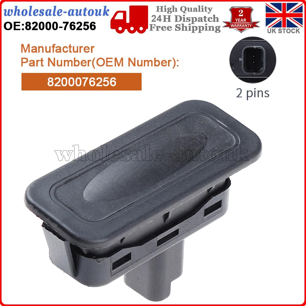 8200076256 Boot Tailgate Release Switch For Renault Clio Megane Captur Kangoo