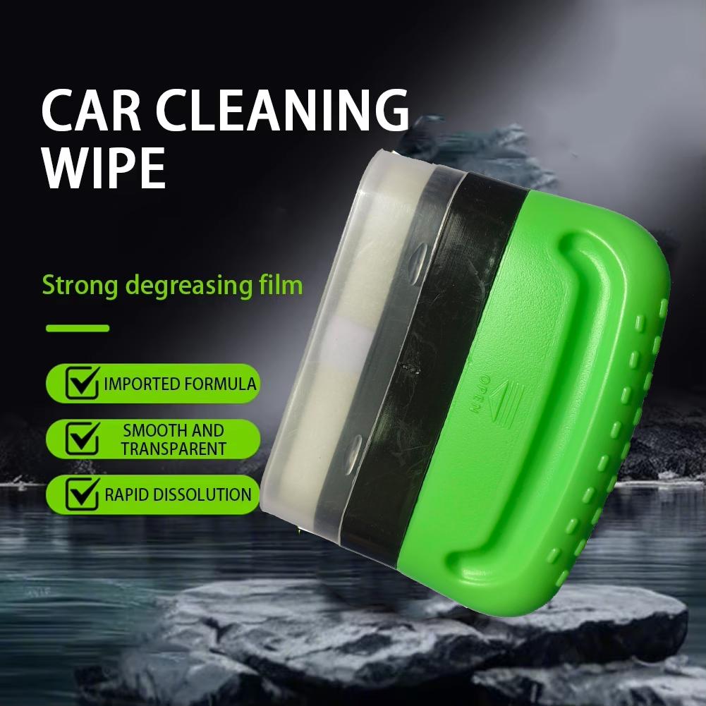 Upgrade Car Glass Oil Film Remover Brush For Windshield Leakproof Cover Brush Auto Car Oil Film Cleaning Brush Window Polishing