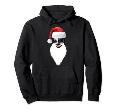Cara de Payaso Gorro de Papá Noel Ropa de Navidad Sudadera con Capucha Engranaje de Esqueleto