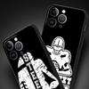 Rugby Ball Luxury Phone Case For iPhone 13 15 14 12 Mini 11 Pro MAX XR X SE XS 7 8 Plus Silicone Black Protection Cover