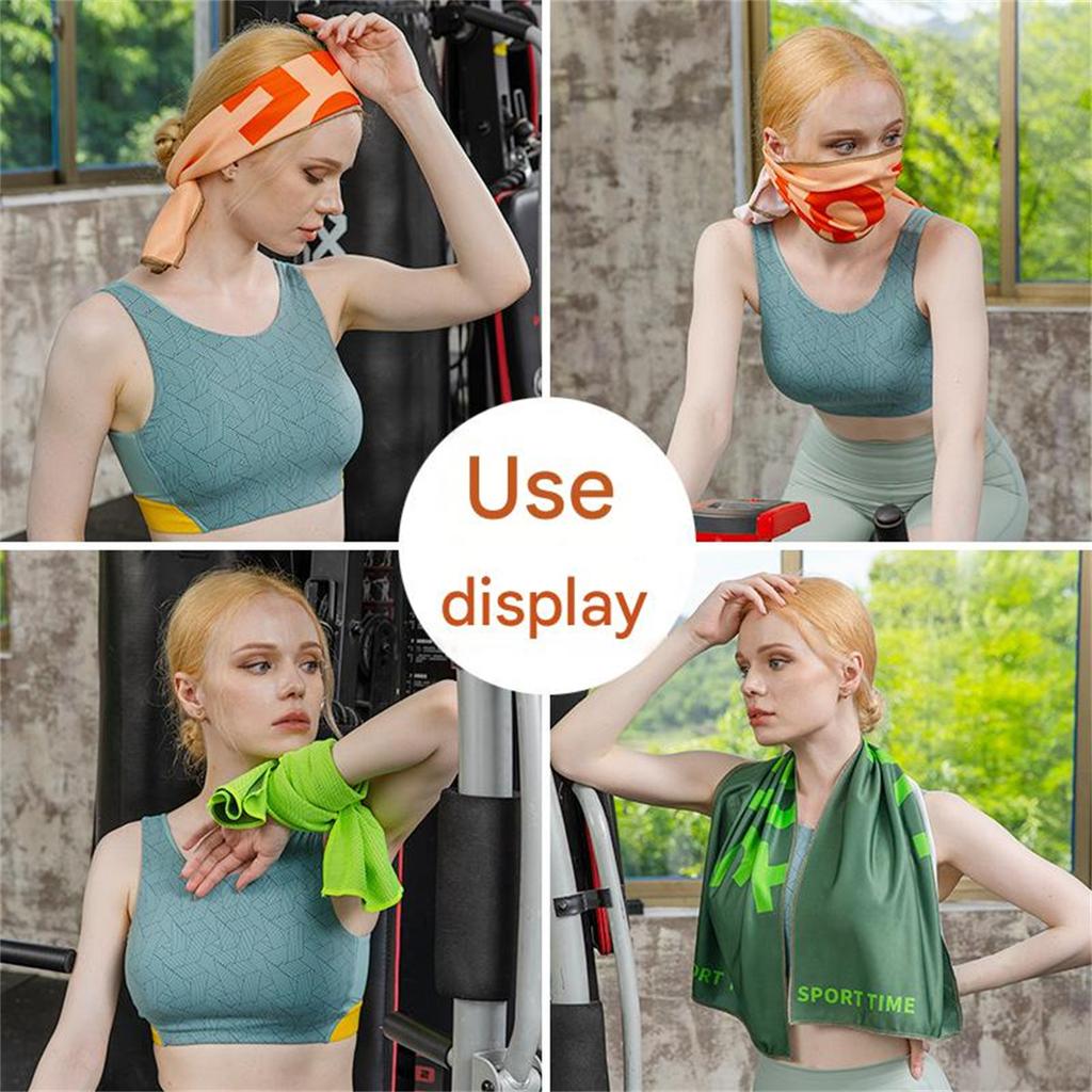 Special sports quick-drying sports towel running fitness sweat-absorbing towel printed cooling towel golf sweat-wiping cold towe