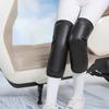 Elastic Knee Sleeve Thermal Leg Brace Motorcycle Knee Warmers For Cycling Motorcycle Bike Winter Sports Daily Commuting Camping