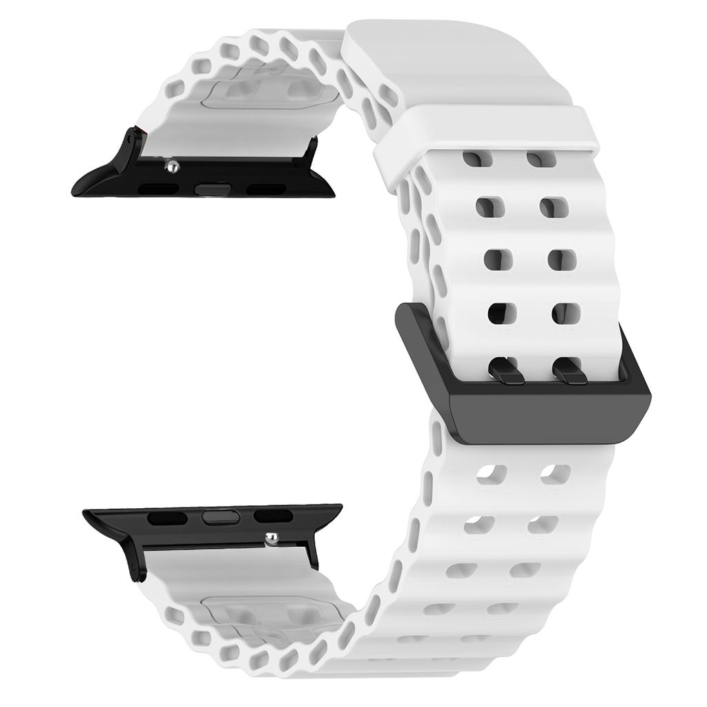 Silicone Strap for Apple Watch Ultra 3 49mm Band Breathable Bracelet for iWatch Series 11 10 42 46mm 9 8 7 6 SE 45mm 44mm Strap