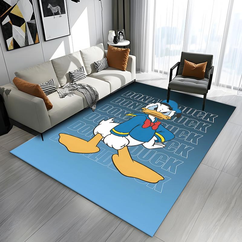Cute Donald Duck Pattern Printed Carpets Bedroom Play Mats Rug Bedroom Decor Carpet Livingroom Rug Crawl Mat Gift Rug Potdemiel