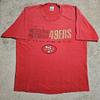 Vintage 1993 durchgewetztes San Francisco 49ers T-Shirt Herren XL Cali Grunge Salem Fade