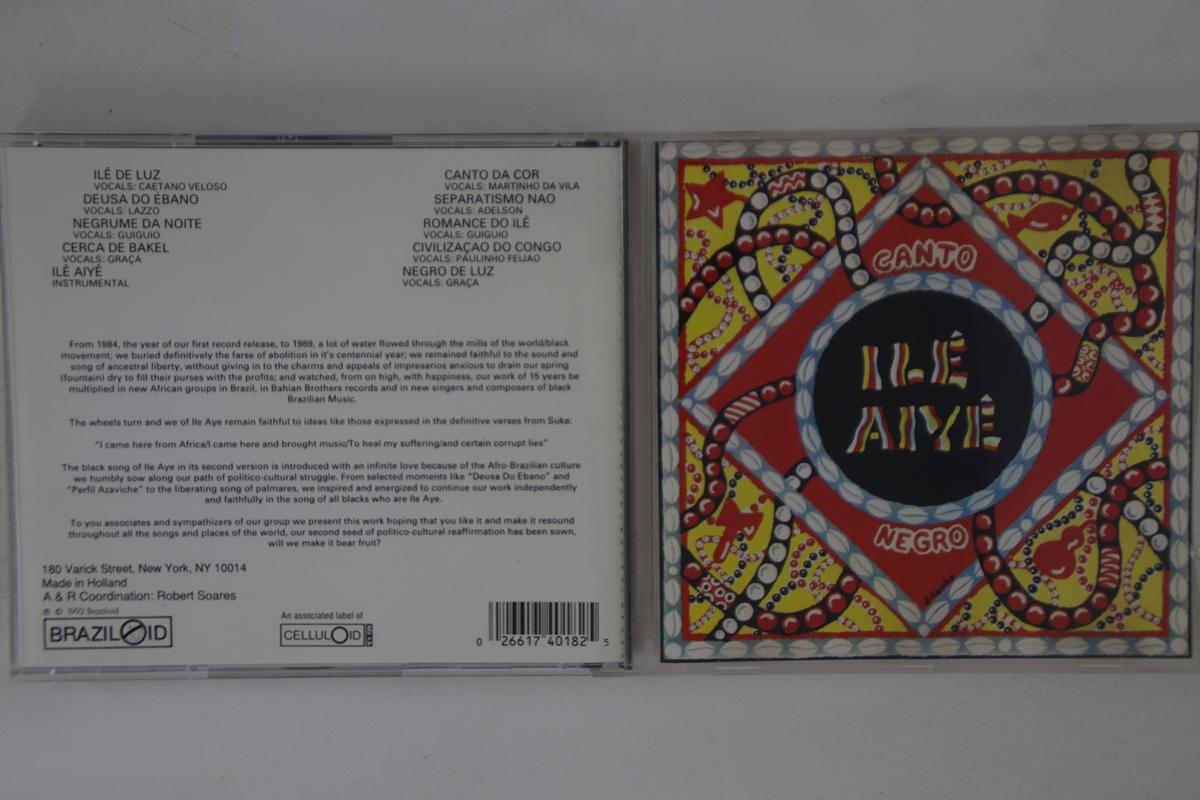 

CD ILE AIYE - Canto Negro BRD4018 BRAZILOID 1992 Brazil Latin Used