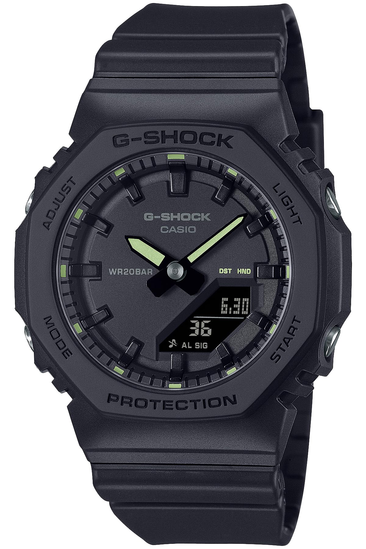 

Экологичные часы Black [Casio] G-Shock [Используемые материалы] GMA-P2100SA-1A2JF Женские