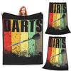 Dart Target Blanket Soft Warm Flannel Throw Blanket Bedspread for Bed Living Room Picnic Travel Home Couch