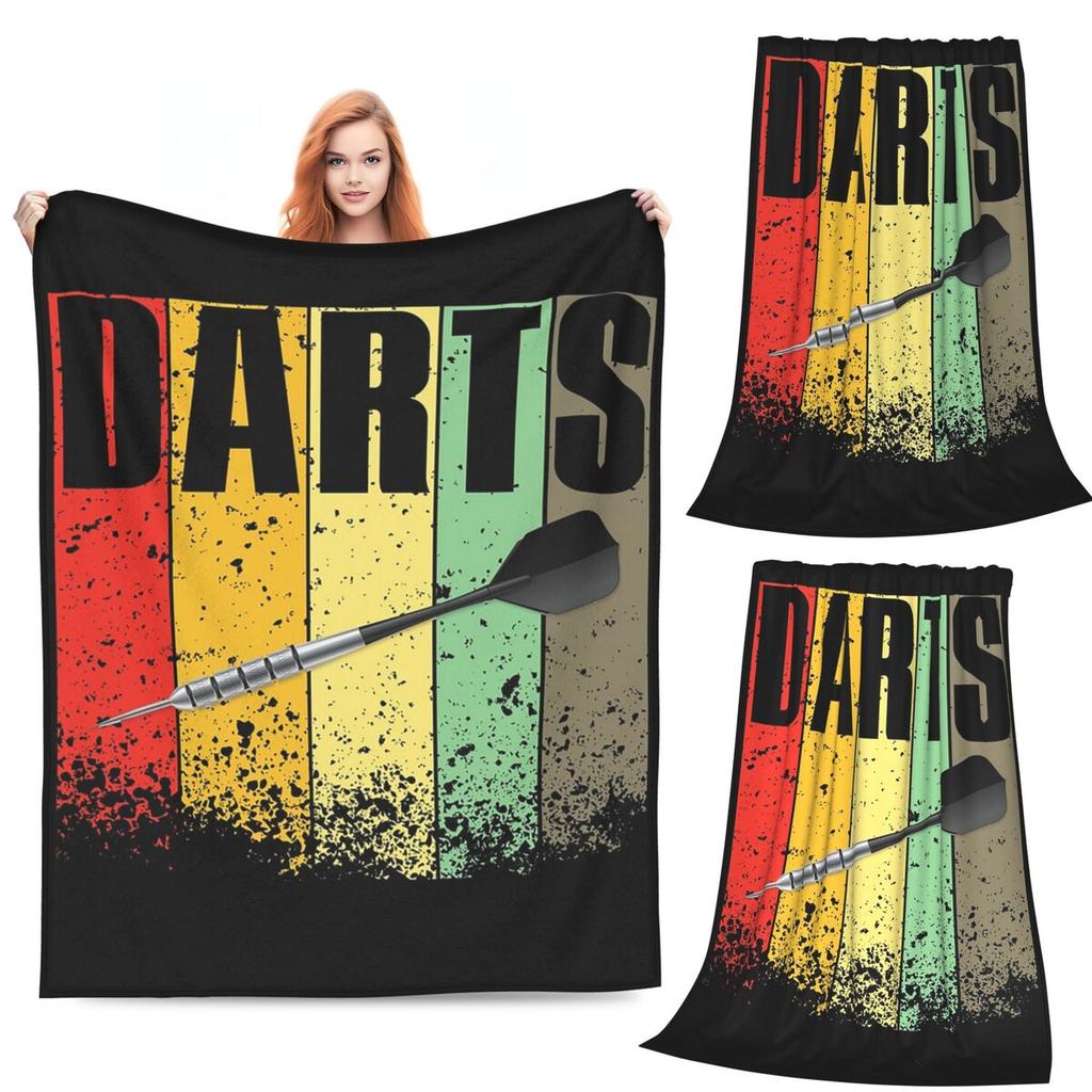 Dart Target Blanket Soft Warm Flannel Throw Blanket Bedspread for Bed Living Room Picnic Travel Home Couch