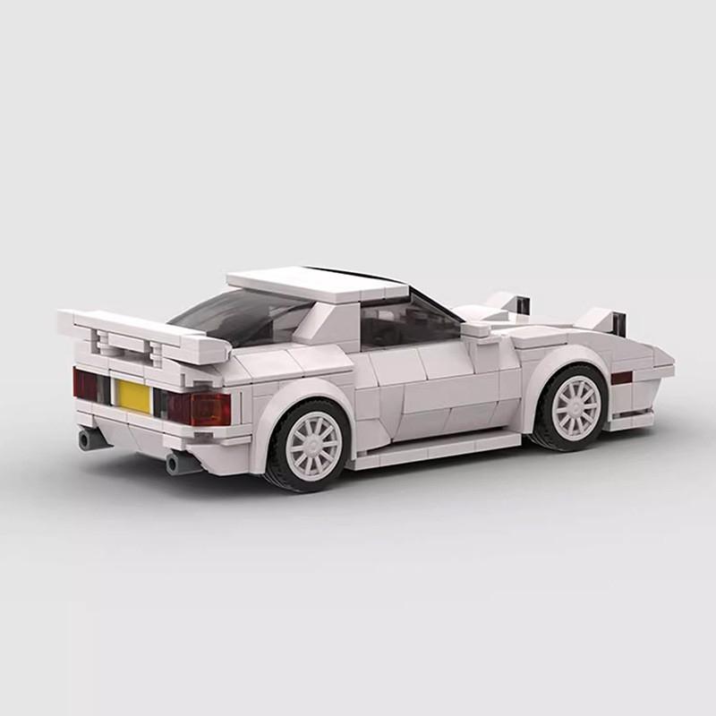 MOC Building Blocks 8-Stage Speed Racing Car Model RX7 Style DIY Assembly Bricks Toy Gift For Boys