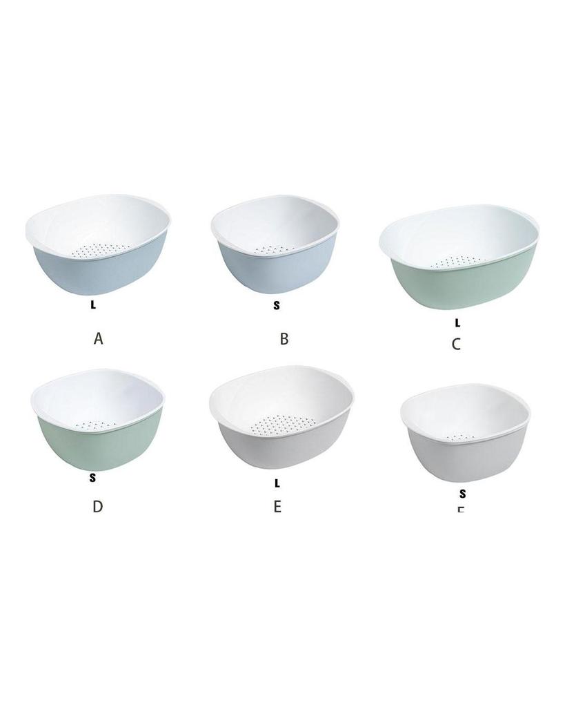 PP-Siebkorb in Lebensmittelqualität zum bequemen Waschen von Reis und Obst, Waschen von Gemüse und Waschen von Reis