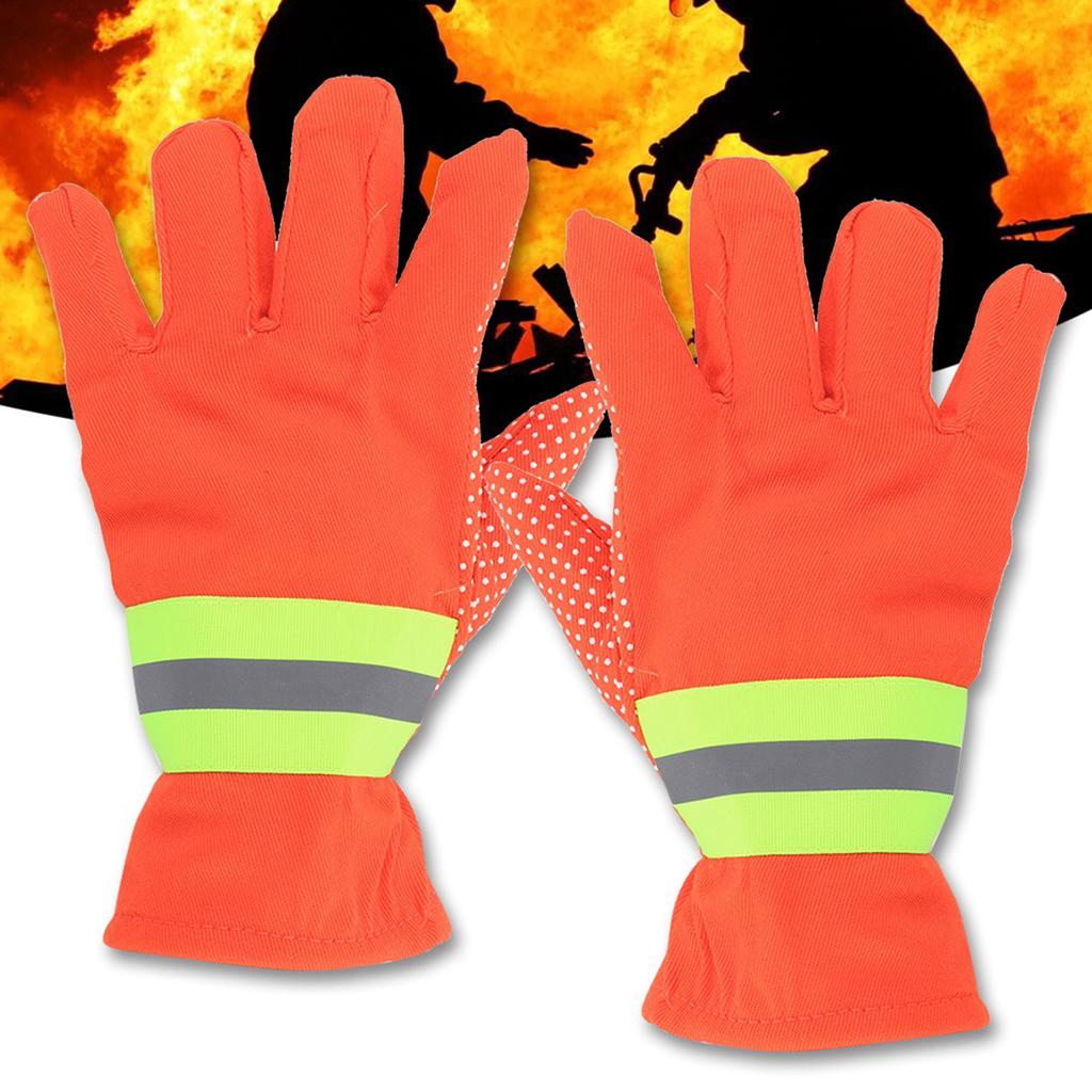 Feuerfeste Rutschfeste Feuerwehrhandschuhe Wasserdicht Atmungsaktiv Antistatisch Hitzebeständig Feuerwehrmann