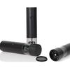 Electric And Pepper Grinder Set, USB Rechargeable, Automatic Pepper Mill Grinder Adjustable Coarseness, 40ml Container, One-Button Control