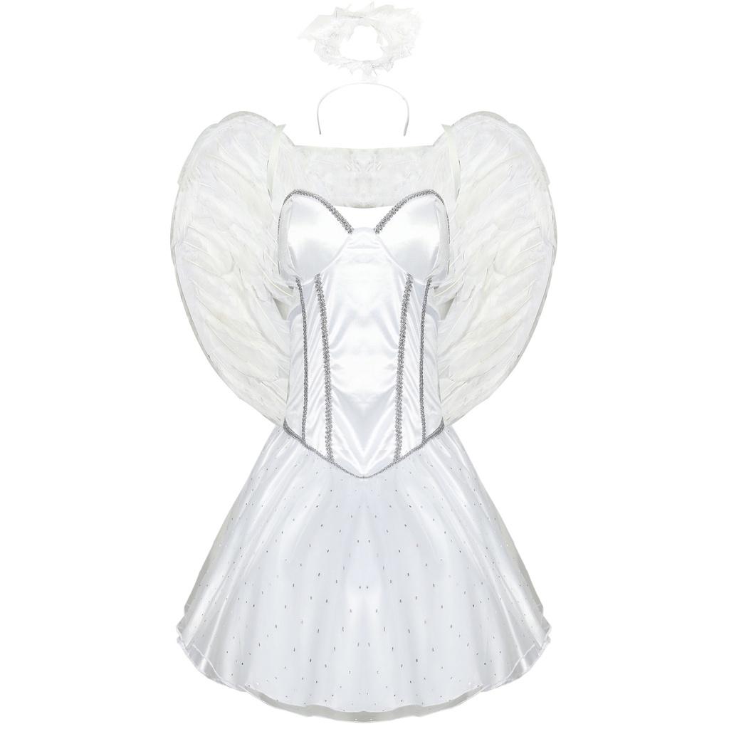 Angel Women Cosplay Princess Roleplaying Fancy Sexy Costume For Party Halloween
