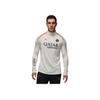 Jordan Paris Saint-Germain FW24 Dri-FIT ADV Outdoor Casual Sports Pullover Long Sleeve T-Shirt Men Tops White Pink FQ2321-111