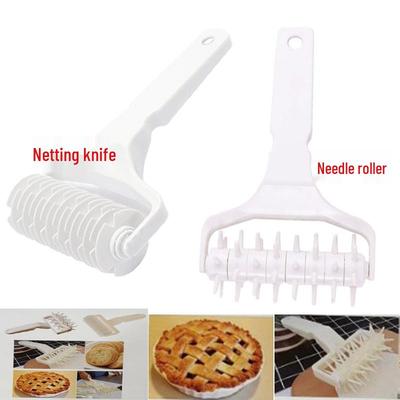Pişirme ve Kek Kalıpları için Plastik Kafes Hamur Oklavası Kesici