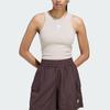 Adidas Originals Essentials Ribbed Crew Neck Fitted Sports Tank Top Women Tops KD3822