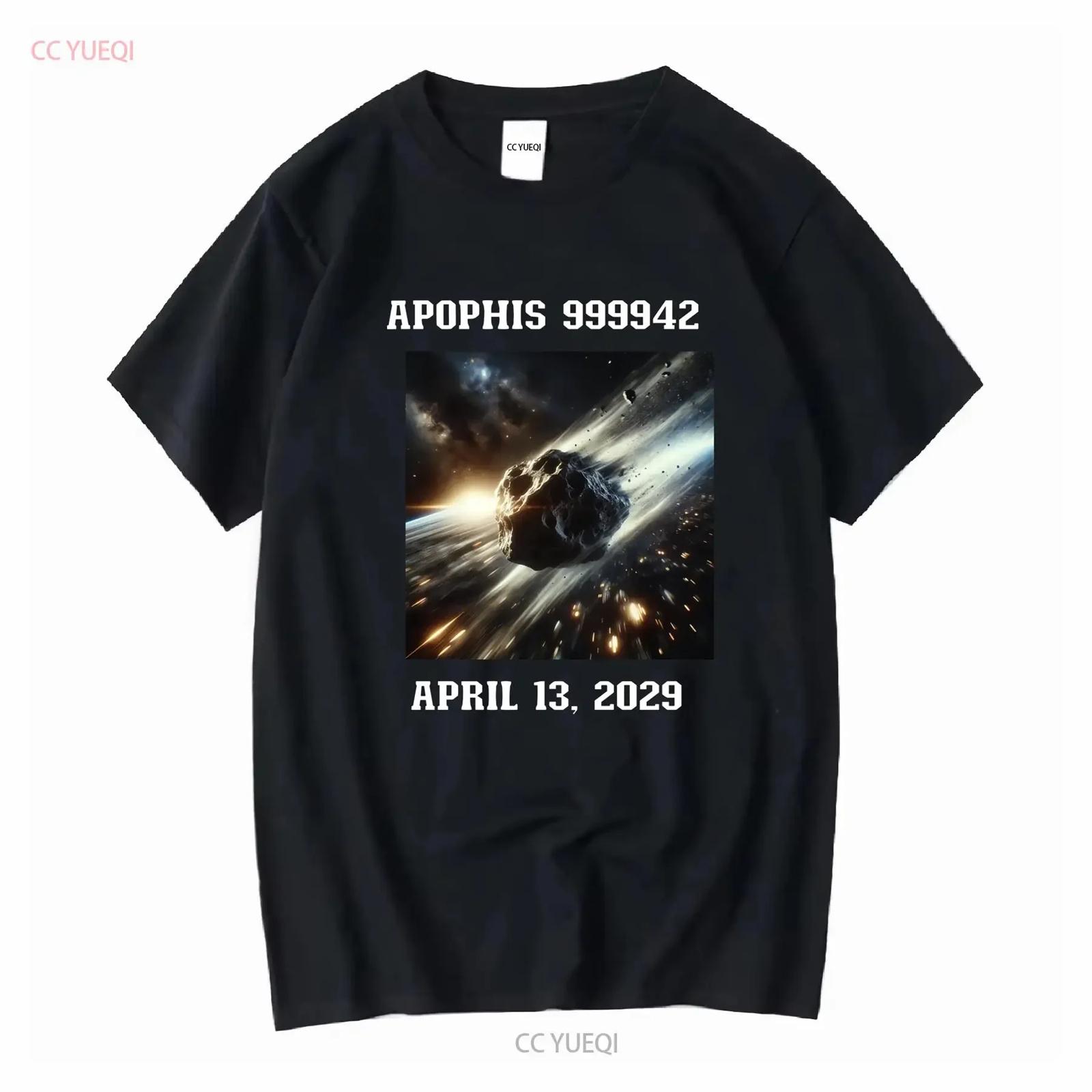 

Apophis Asteroid April 13 2029 Space Earth Softstyle T Shirt long or short sleeves vintage Washed homme Versatile Soft graphic XXXXXL різнокольоровий