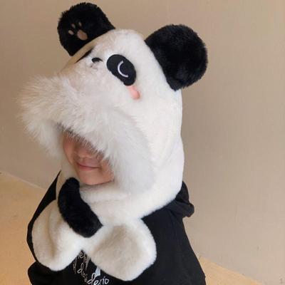 Children Hat and Scarf Autumn Winter Kid Accessories Headgear Hood Thickened Kids Warm Set