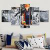 Canvas Painting 5 Pieces Home Decor Mural Walkers Ceker Haikyu Poster Wall Pictures For Child Room Decoration Modular Wallpaper
