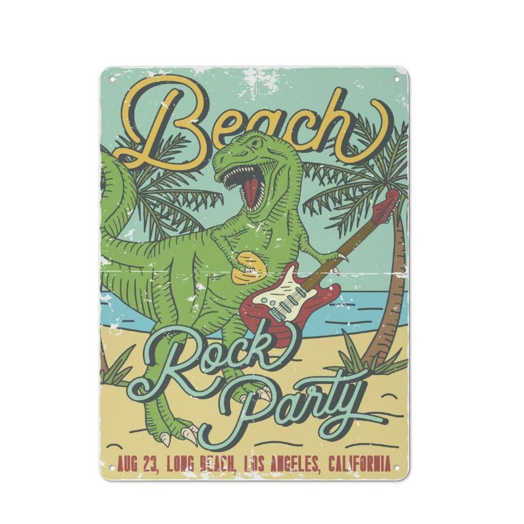 1Pc Vertical Rustic Tin Wall Decor Metal Sign 2030cm / 3040cm Retro Style For Home Kitchen Garage Cafe Bar