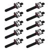 Holiday Wrist Accessories Set of 10 Slap Bracelets for Group Guests, Seasonal Wristbands for Class Parties and Family Plans