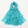 Large Size Cotton Feeling Scarf Women Plain Foulard Femme Luxury Hijab Long Bandana Evening Party Dress Shawls and Wraps