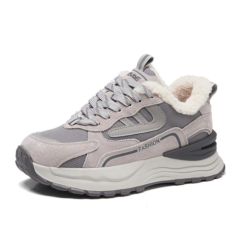 

Новые женские кроссовки, модные спортивные одинарные кроссовки на толстой подошве 40 серый