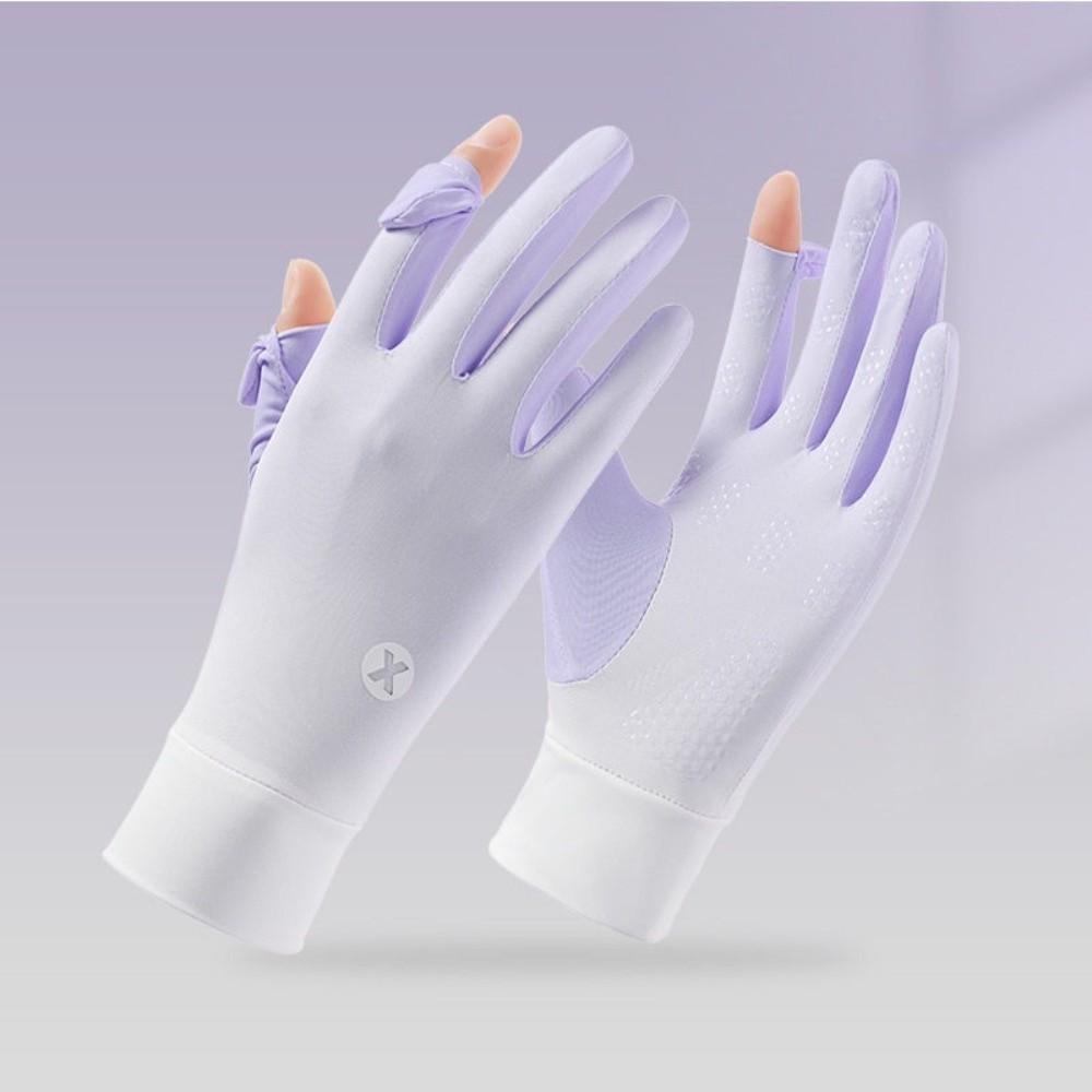 Ice Silk Sun Protection Gloves Thin Touchscreen Gloves for Driving,Golf,Hiking