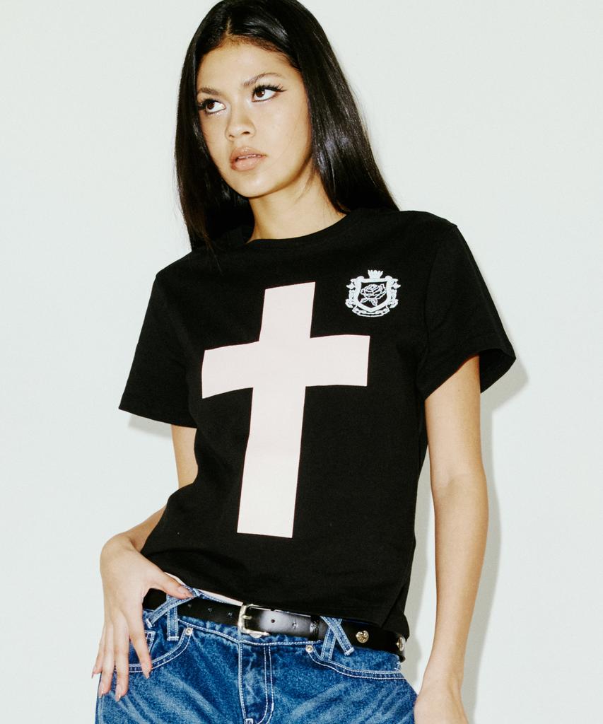 NYXX Cross Tee Black