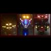 10PCS Night Reflective Stickers,Safety Warnings,Reflective Mirror Tape,Automotive Parts,For Various Vehicle Models