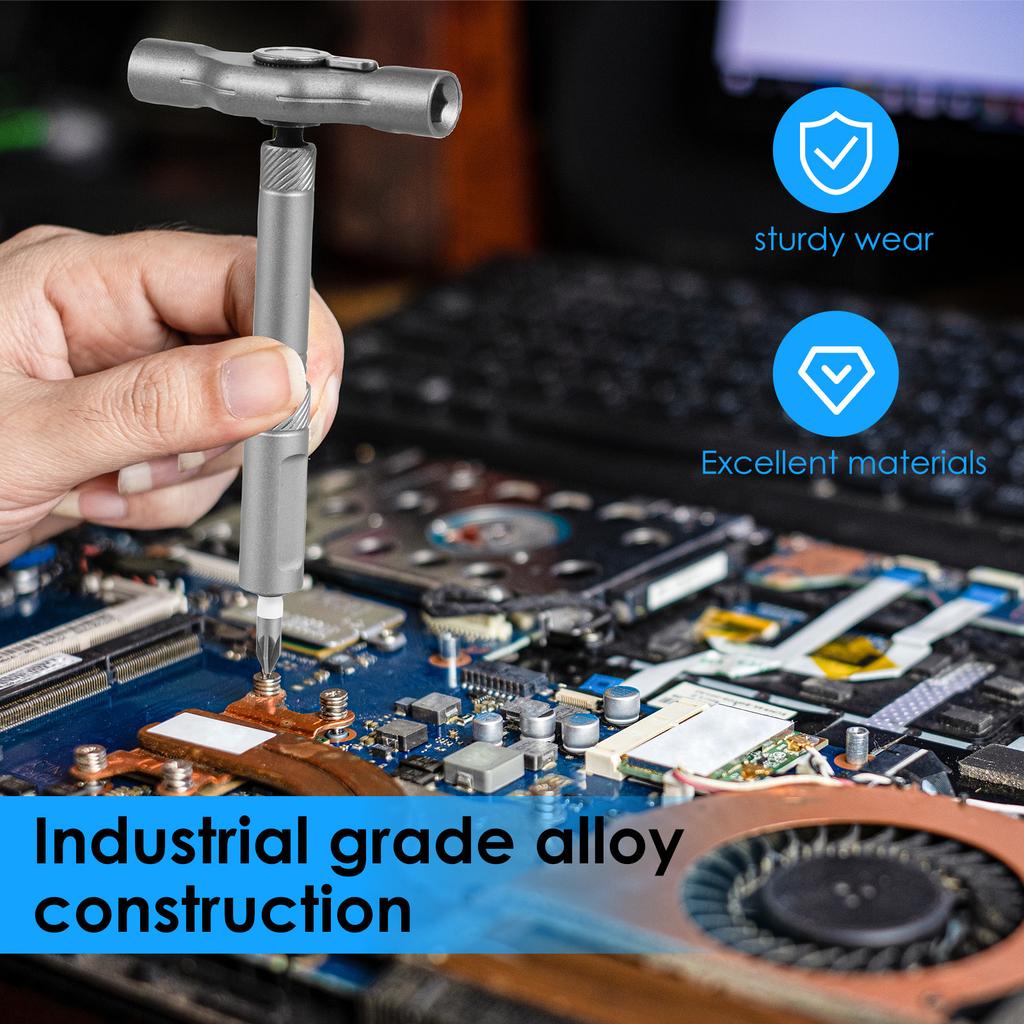 42 IN 1 Magnetic Screwdriver Set DIY Ratchet Screwdriver Set Multi Bit Drive Set with Detachable Handle Time Saving for Furnitur