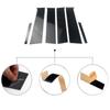 6pcs/set Car Window Pillar Posts for Chevrolet Aveo Sedan 2011-2015 Decal Trims Cover BC Column Sticker Styling