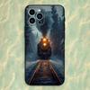 Train Classic Steam Phone Case For iPhone 16,15,14,13,12,11 Plus,Pro Max,XS,X,XR,SE,Mini,8,7,Soft Silicone Black Cover