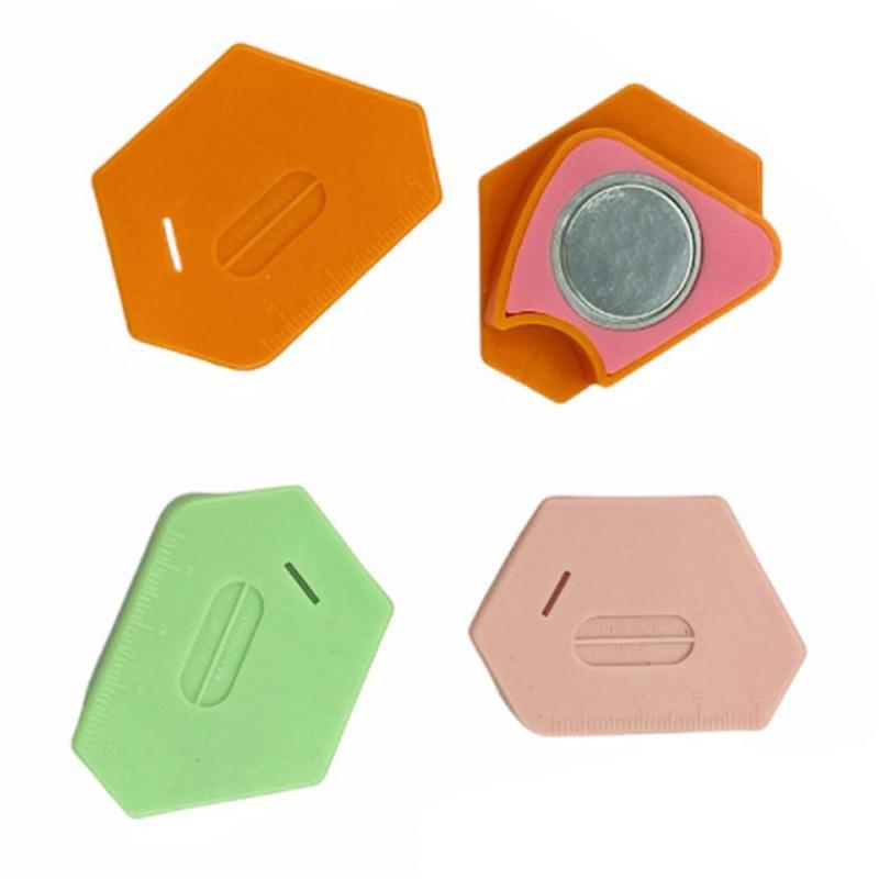 1Pc Magnetic Seam Guide for Sewing Machine Polygonal Anti-Curling Positioner Universal Positioning Tool Sewing Accessories