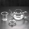 Heat-Resistant Glass Teapot with Filter: Thickened Stove-Safe Tea Set for Flower and Water Separation