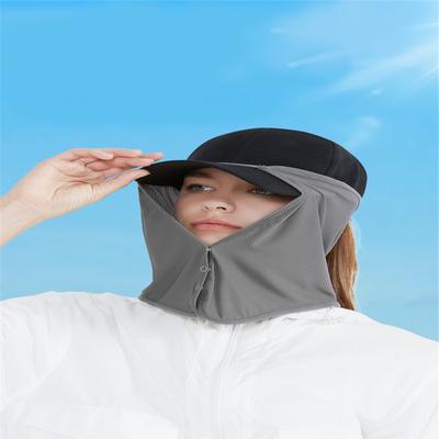 Buz Ipek Güneşlik Yüz Kapak Açık Balıkçılık İçin Nefes Alabilir Güneş Koruyucu Şal Yüzü