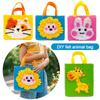 Plush Animals DIY Felt Animal Bag Soft Yarn Handbag Material Kits  Beginner