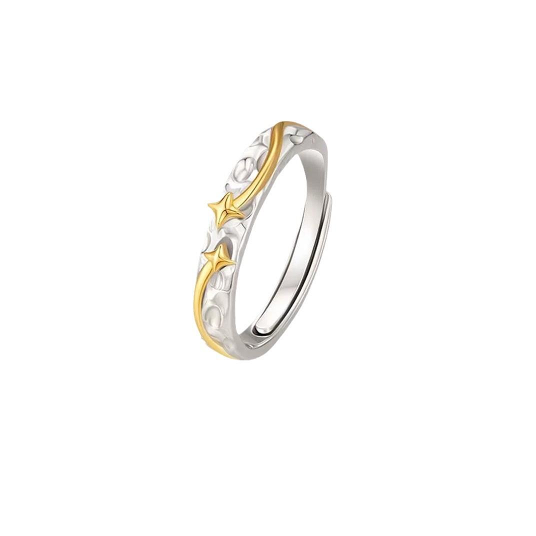 Female Niche Fashion Versatile Lone Star Ring J488