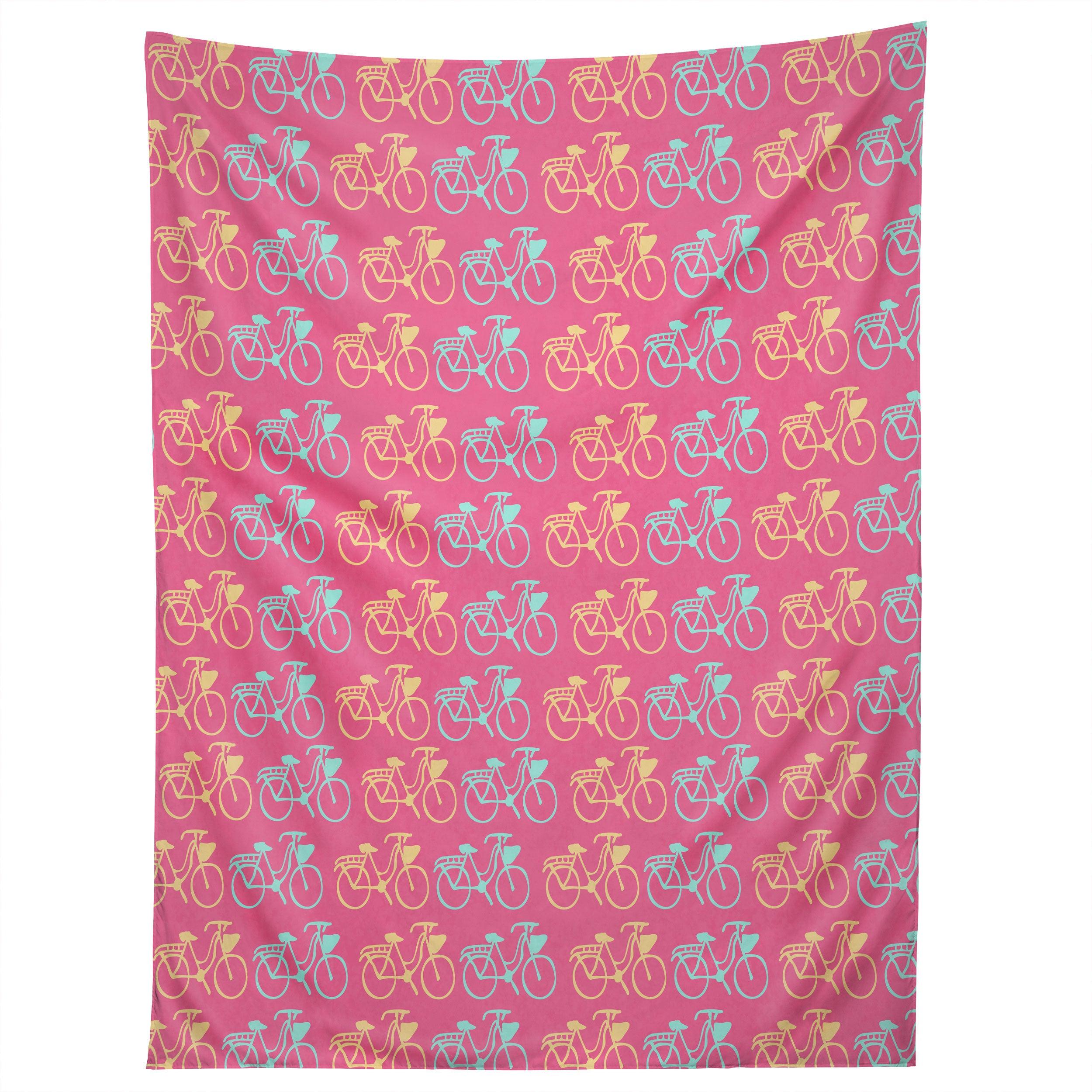 BRIGHT BIKES tapestry 75x100