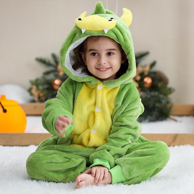Michley Kids & Teens Animal Flannel Onesie - Homewear & Party Outfit